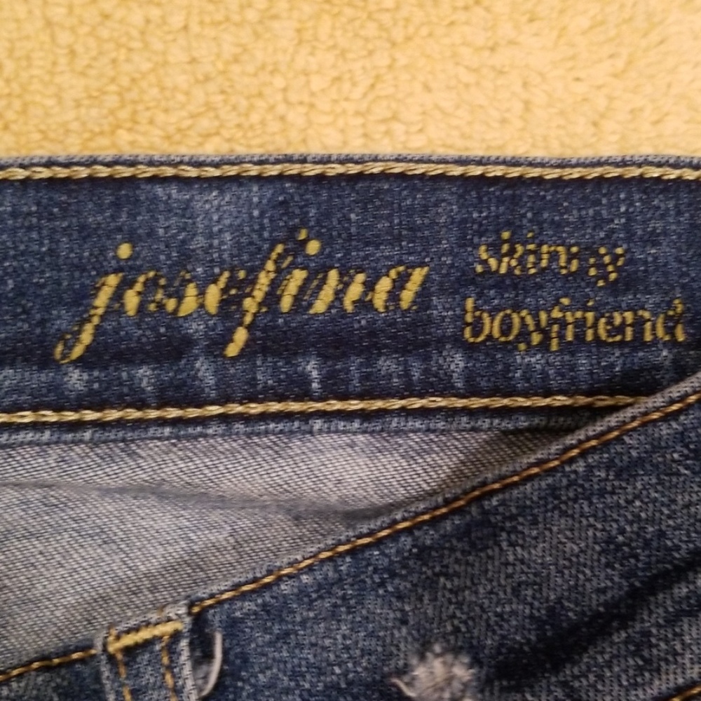 7 For All Mankind Josefina Skinny Boyfriend Jeans - Picture 4 of 8